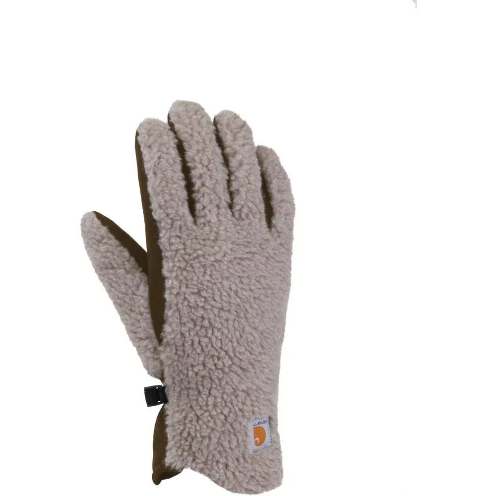 Women's Sherpa Gloves Fleece Insulation Warm Touch Pullover Medium